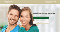 Desktop Screenshot of baymeadowsjunctiondentalcare.com