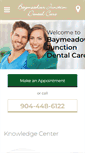 Mobile Screenshot of baymeadowsjunctiondentalcare.com